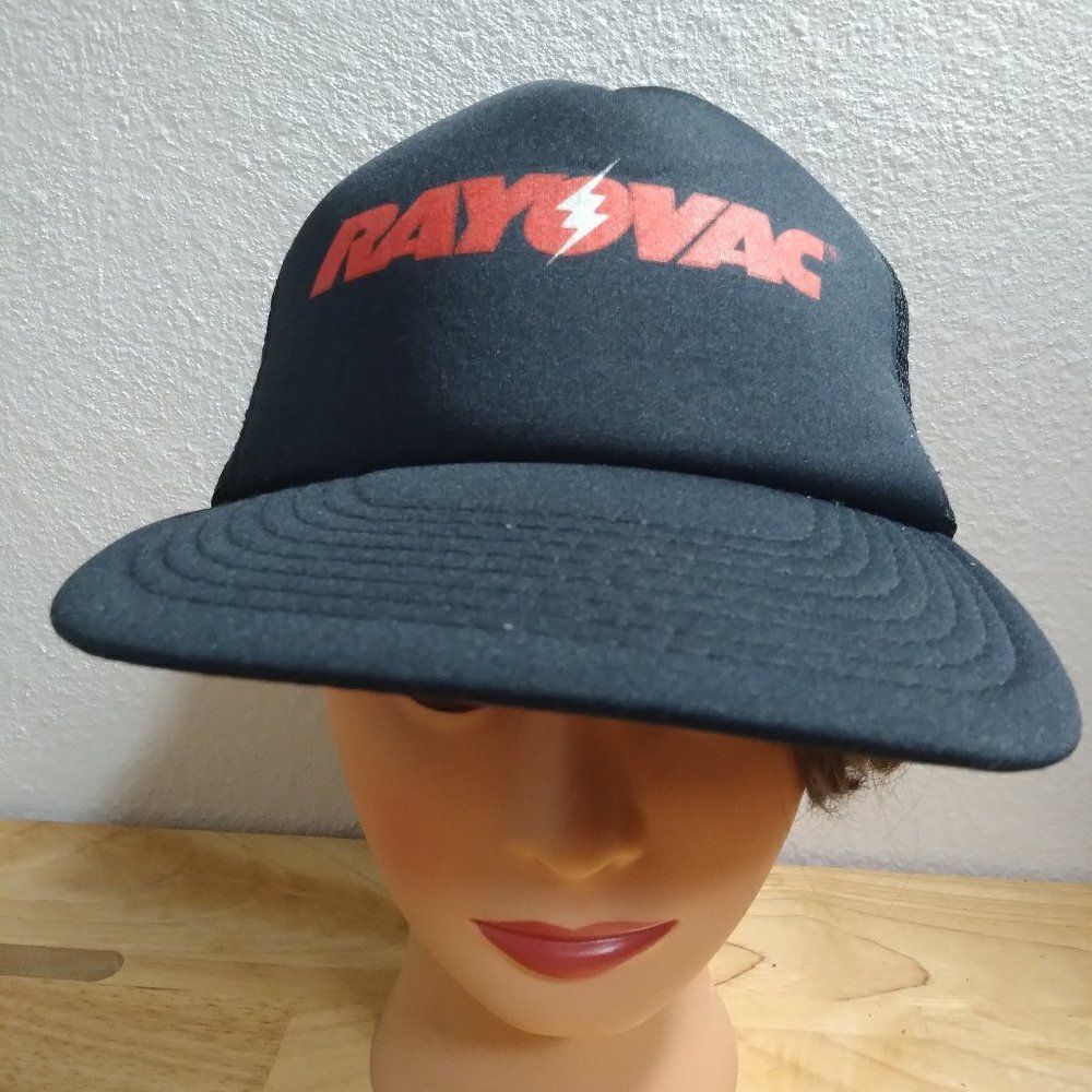 Vintage Rayovac Logo Mesh Snap Back Trucker Hat
